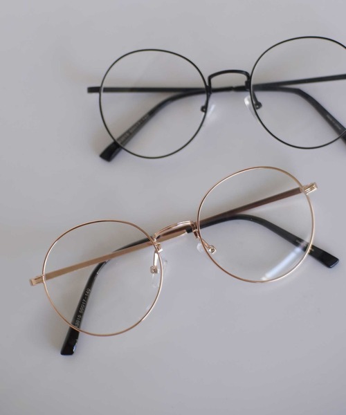 dictionary（ディクショナリー）の「【 DICTIONARY / ディクショナリー 】 オーバル型 シンプル ダテメガネ 3点セット（メガネ・レディース・ブラック/シルバー/ピンクゴールド・FREE）」の3枚目の写真
