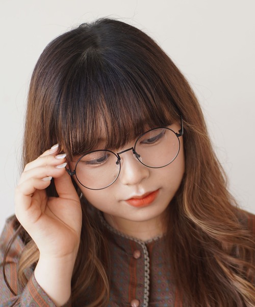 dictionary（ディクショナリー）の「【 DICTIONARY / ディクショナリー 】 オーバル型 シンプル ダテメガネ 3点セット（メガネ・レディース・ブラック/シルバー/ピンクゴールド・FREE）」の2枚目の写真