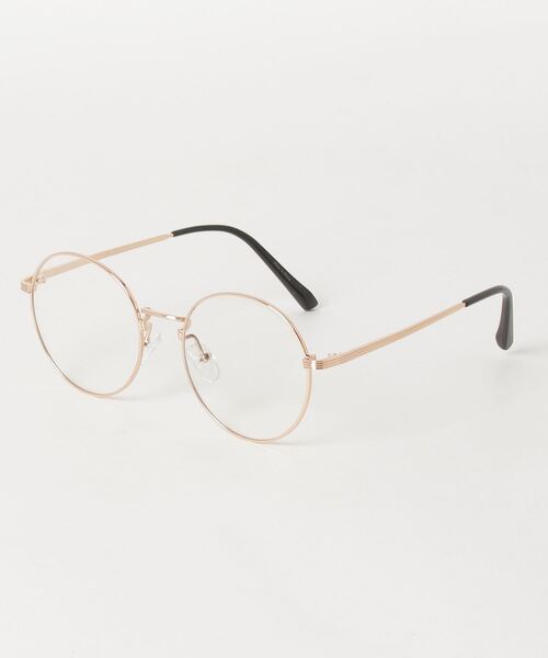 dictionary（ディクショナリー）の「【 DICTIONARY / ディクショナリー 】 オーバル型 シンプル ダテメガネ 3点セット（メガネ・レディース・ブラック/シルバー/ピンクゴールド・FREE）」の10枚目の写真