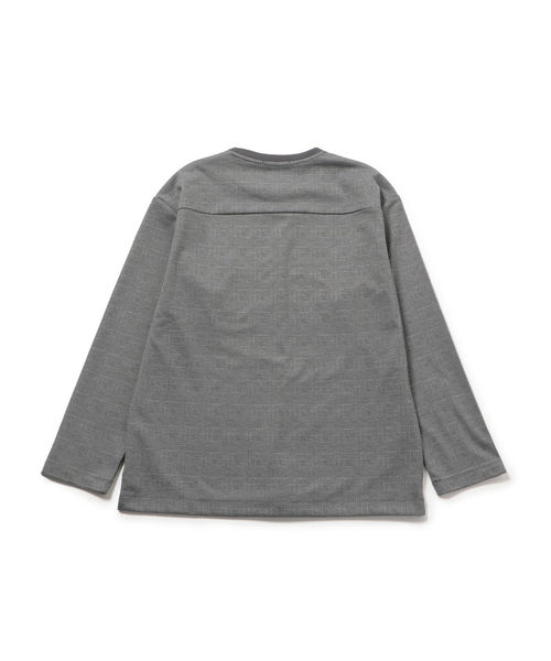 SHIPS(シップス)の「SU: ポンチ リラックスフィット クルーネック カットソー(Tシャツ/カットソー・メンズ・チャコールグレー/ブラック/グレー・SMALL/MEDIUM/LARGE)」の12枚目の写真