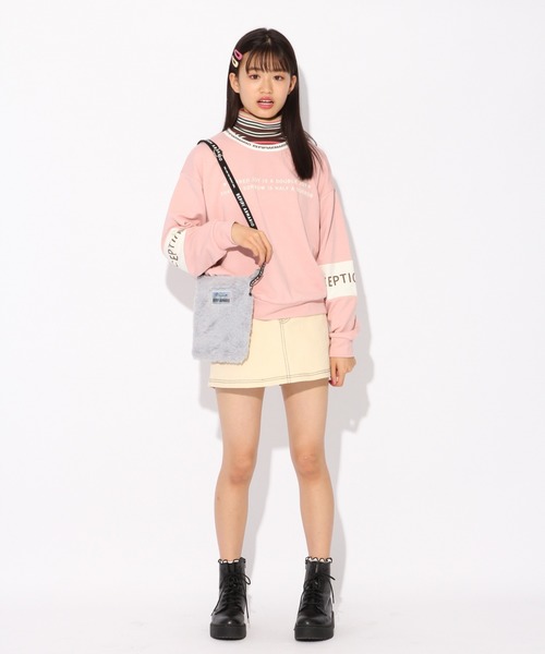 repipi armario(レピピ アルマリオ)の「エリソデロゴキリカエスウェット(スウェット・キッズ・ライトグリーン/ライトピンク/ベージュ/ホワイト/ブラック・X-SMALL/SMALL/MEDIUM/LARGE)」の9枚目の写真