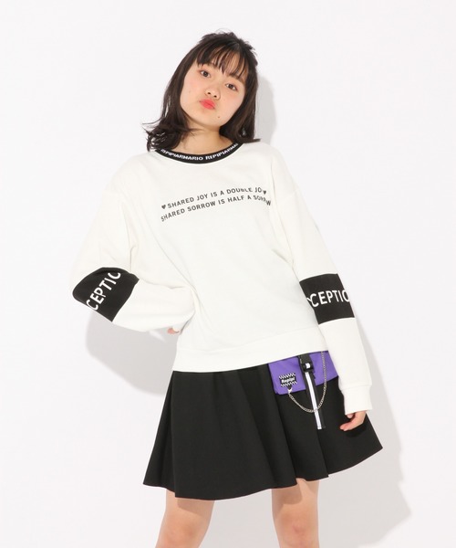 repipi armario(レピピ アルマリオ)の「エリソデロゴキリカエスウェット(スウェット・キッズ・ライトグリーン/ライトピンク/ベージュ/ホワイト/ブラック・X-SMALL/SMALL/MEDIUM/LARGE)」の18枚目の写真