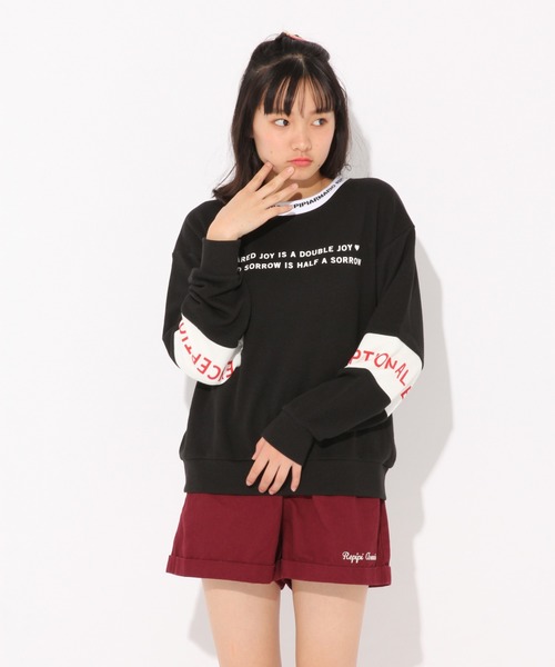 repipi armario(レピピ アルマリオ)の「エリソデロゴキリカエスウェット(スウェット・キッズ・ライトグリーン/ライトピンク/ベージュ/ホワイト/ブラック・X-SMALL/SMALL/MEDIUM/LARGE)」の17枚目の写真