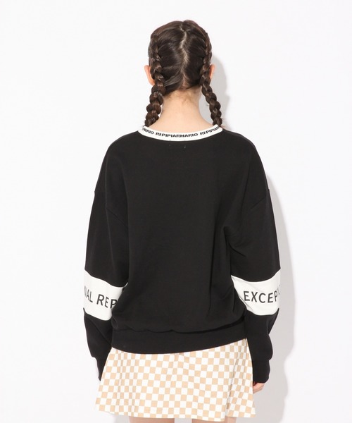 repipi armario(レピピ アルマリオ)の「エリソデロゴキリカエスウェット(スウェット・キッズ・ライトグリーン/ライトピンク/ベージュ/ホワイト/ブラック・X-SMALL/SMALL/MEDIUM/LARGE)」の13枚目の写真