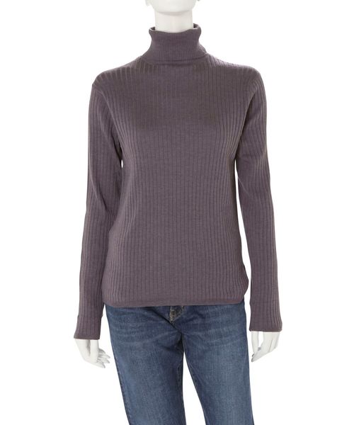 Ungrid（アングリッド）の「ウォッシャブルタートルネックニット（ニット/セーター・レディース・ブラック/パープル/イエロー/ブルー・FREE）」の19枚目の写真