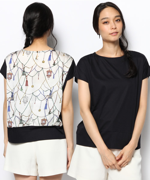 BEARDSLEY（ビアズリー）の「ロープ柄プリントカットソー（Tシャツ