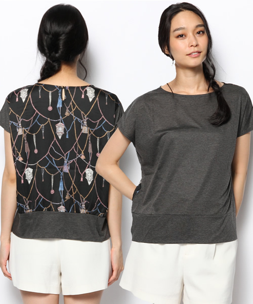 BEARDSLEY（ビアズリー）の「ロープ柄プリントカットソー（Tシャツ