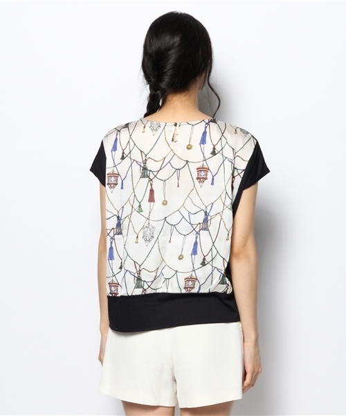 BEARDSLEY（ビアズリー）の「ロープ柄プリントカットソー（Tシャツ