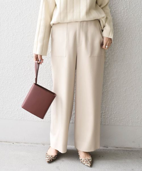 SHIPS（シップス）の「ポケットパンツ（その他パンツ・レディース・ネイビー/オフホワイト/ミント・40/38/36）」の2枚目の写真