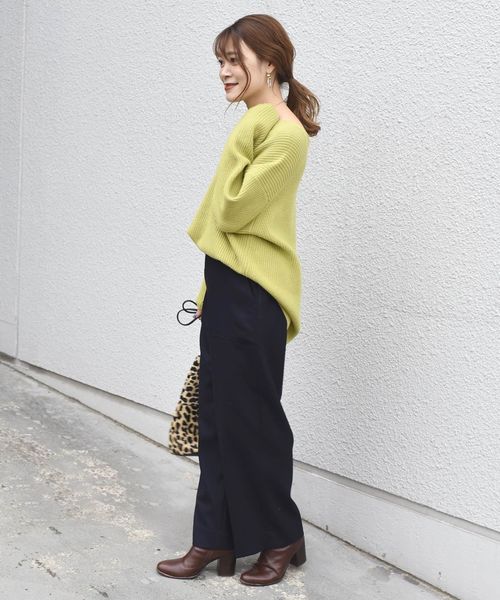 SHIPS（シップス）の「ポケットパンツ（その他パンツ・レディース・ネイビー/オフホワイト/ミント・40/38/36）」の18枚目の写真