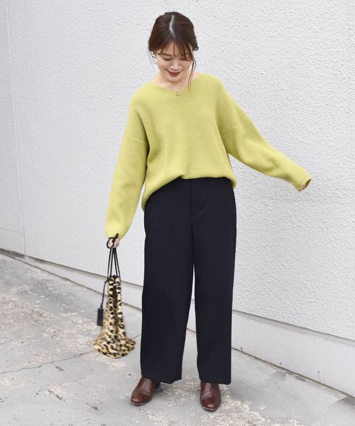 SHIPS（シップス）の「ポケットパンツ（その他パンツ・レディース・ネイビー/オフホワイト/ミント・40/38/36）」の16枚目の写真