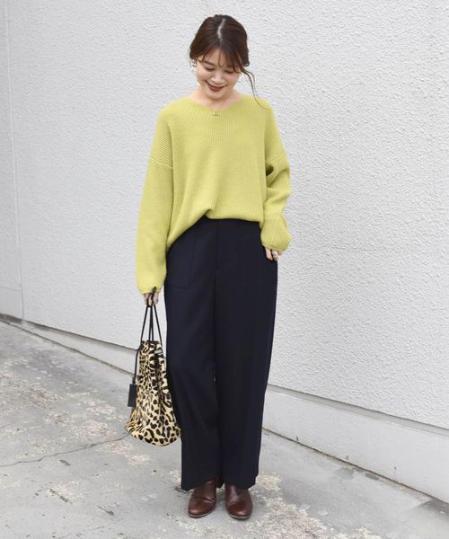 SHIPS（シップス）の「ポケットパンツ（その他パンツ・レディース・ネイビー/オフホワイト/ミント・40/38/36）」の15枚目の写真