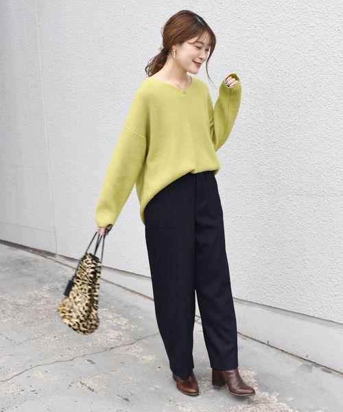 SHIPS（シップス）の「ポケットパンツ（その他パンツ・レディース・ネイビー/オフホワイト/ミント・40/38/36）」の14枚目の写真