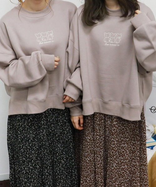 PairPair（ペアペア）の「アソートデザインスウェット（スウェット・レディース・アイボリー/ライトブラウン/モカ/スモークピンク/ナチュラル/ライトグリーン/ラベンダー/ライトベージュ・FREE）」の8枚目の写真