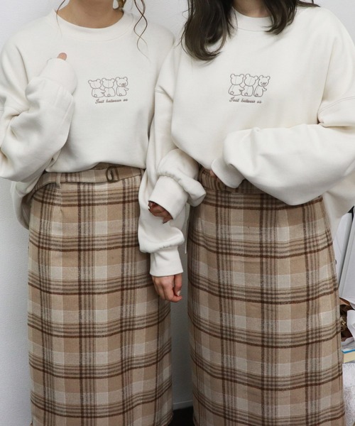 PairPair（ペアペア）の「アソートデザインスウェット（スウェット・レディース・アイボリー/ライトブラウン/モカ/スモークピンク/ナチュラル/ライトグリーン/ラベンダー/ライトベージュ・FREE）」の5枚目の写真