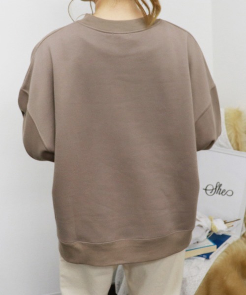 PairPair（ペアペア）の「アソートデザインスウェット（スウェット・レディース・アイボリー/ライトブラウン/モカ/スモークピンク/ナチュラル/ライトグリーン/ラベンダー/ライトベージュ・FREE）」の18枚目の写真