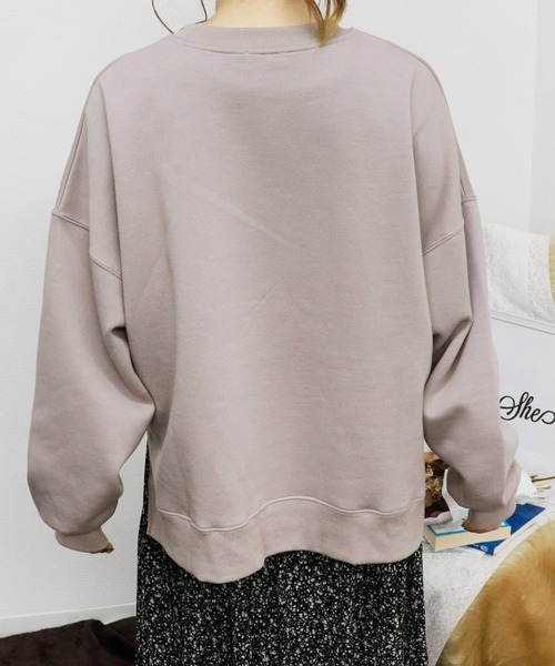 PairPair（ペアペア）の「アソートデザインスウェット（スウェット・レディース・アイボリー/ライトブラウン/モカ/スモークピンク/ナチュラル/ライトグリーン/ラベンダー/ライトベージュ・FREE）」の19枚目の写真