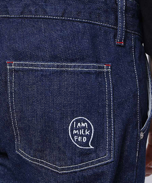 MILKFED.（ミルクフェド）の「DENIM SALOPETTE　（サロペット/オーバーオール/デニム/無地）（サロペット/オーバーオール・レディース・インディゴブルー/ライトインディゴブルー・MEDIUM/SMALL）」の8枚目の写真