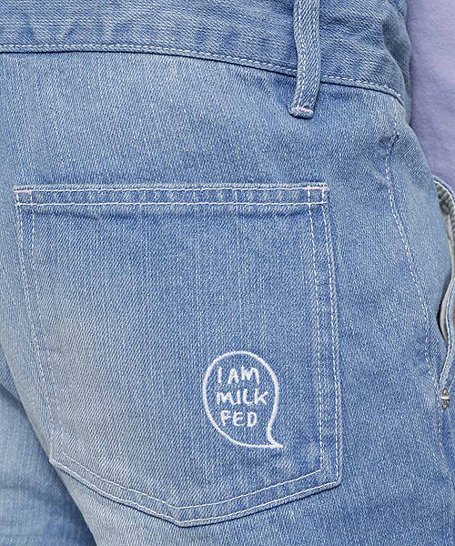 MILKFED.（ミルクフェド）の「DENIM SALOPETTE　（サロペット/オーバーオール/デニム/無地）（サロペット/オーバーオール・レディース・インディゴブルー/ライトインディゴブルー・MEDIUM/SMALL）」の9枚目の写真