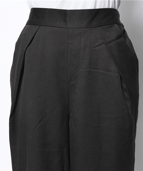 WEGO（ウィゴー）の「WEGO/タックストレートパンツ（その他パンツ・レディース・ブラック/ブルー・FREE）」の5枚目の写真