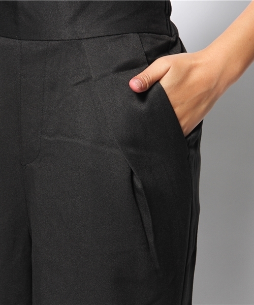 WEGO（ウィゴー）の「WEGO/タックストレートパンツ（その他パンツ・レディース・ブラック/ブルー・FREE）」の7枚目の写真