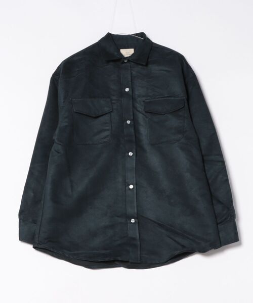 CORISCO（コリスコ）の「CORISCO スエード CPO ジャケット (M1)（カバーオール・メンズ・ブラック/ベージュ/ネイビー・MEDIUM/LARGE）」の3枚目の写真