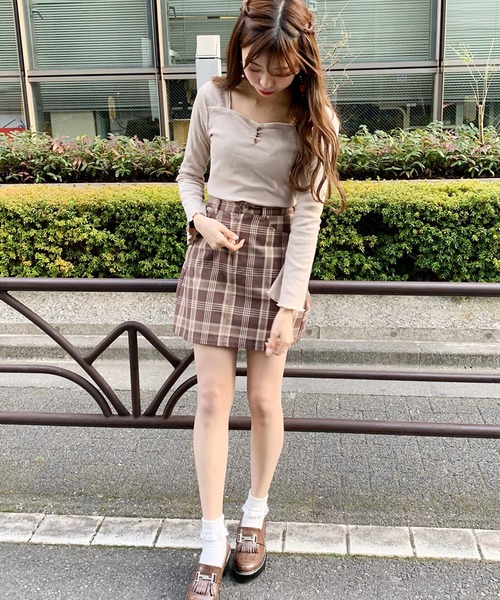 apres jour(アプレジュール)の「針抜きハートネックトップス【ZOZOTOWN限定アイテム】(Tシャツ/カットソー・レディース・ブラック/アイボリー/モカ/ラベンダー/ライトベージュ・フリー)」の20枚目の写真