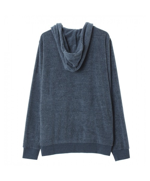 Quiksilver(クイックシルバー)の「WASHED PILE HOOD ZIP/クイックシルバー ジップアップ パーカー パイル地(パーカー・メンズ・ホワイト/ネイビー/ホワイト系その他/ブルー系その他・SMALL/MEDIUM/LARGE/X-LARGE)」の5枚目の写真