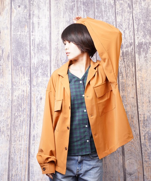 ドルマンスリーブオーバーシャツ Ir シャツ ブラウス おしゃれスタ オシャレスタ のファッション トップス シャツ ブラウス セール