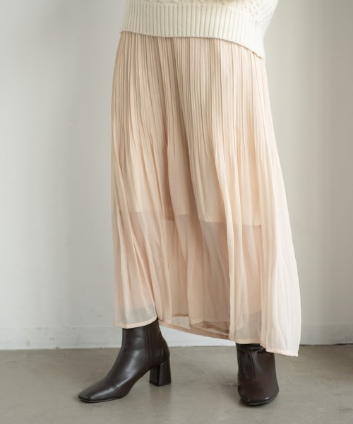 Aunt Marie's(アントマリーズ)の「AUNT MARIE’Sシフォン楊柳消しプリーツパンツ(その他パンツ・レディース・ホワイト/ライトグレー/ブラック/ベージュ/カーキ/ナチュラル・FREE)」の18枚目の写真