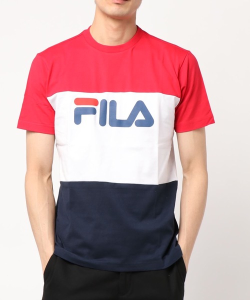 FILA GOLF(フィラゴルフ )の「【FILA:フィラゴルフ】ロゴプリントTシャツ / 半袖 ユニセックス(Tシャツ/カットソー・メンズ・ブラック/ネイビー/レッド/レッド系その他・SMALL/MEDIUM/LARGE/X-LARGE)」の4枚目の写真