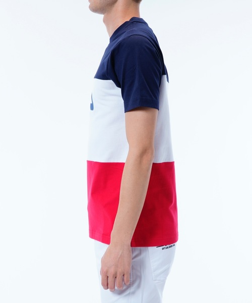 FILA GOLF(フィラゴルフ )の「【FILA:フィラゴルフ】ロゴプリントTシャツ / 半袖 ユニセックス(Tシャツ/カットソー・メンズ・ブラック/ネイビー/レッド/レッド系その他・SMALL/MEDIUM/LARGE/X-LARGE)」の10枚目の写真