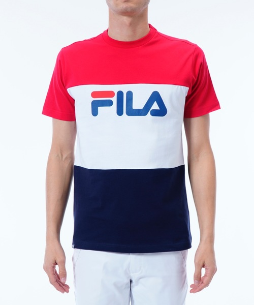 FILA GOLF(フィラゴルフ )の「【FILA:フィラゴルフ】ロゴプリントTシャツ / 半袖 ユニセックス(Tシャツ/カットソー・メンズ・ブラック/ネイビー/レッド/レッド系その他・SMALL/MEDIUM/LARGE/X-LARGE)」の13枚目の写真