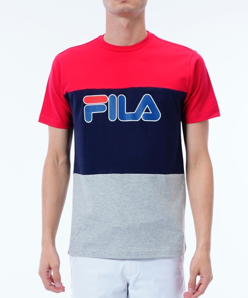 FILA GOLF(フィラゴルフ )の「【FILA:フィラゴルフ】ロゴプリントTシャツ / 半袖 ユニセックス(Tシャツ/カットソー・メンズ・ブラック/ネイビー/レッド/レッド系その他・SMALL/MEDIUM/LARGE/X-LARGE)」の17枚目の写真