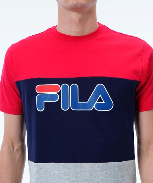 FILA GOLF(フィラゴルフ )の「【FILA:フィラゴルフ】ロゴプリントTシャツ / 半袖 ユニセックス(Tシャツ/カットソー・メンズ・ブラック/ネイビー/レッド/レッド系その他・SMALL/MEDIUM/LARGE/X-LARGE)」の20枚目の写真