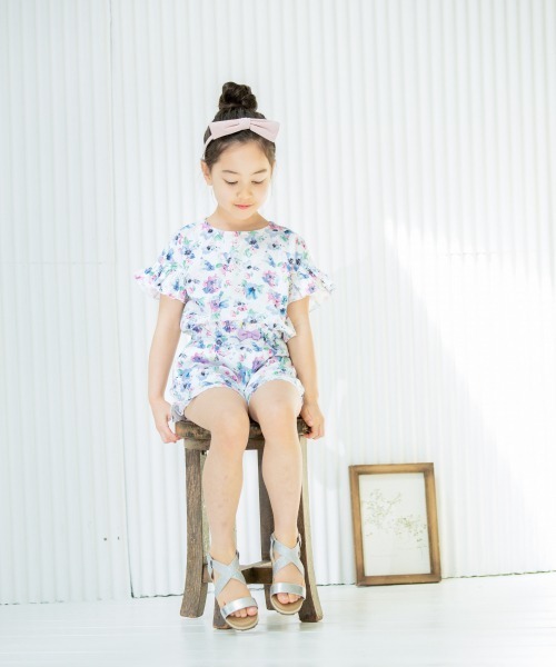 GLOBAL WORK(グローバルワーク)の「【キッズ】ソフトタッチリネンブラウス半袖/864992(シャツ/ブラウス・キッズ・ホワイト/ライトブルー/ベージュ・110cm/100cm/120cm/130cm/140cm)」の10枚目の写真