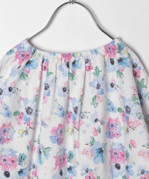 GLOBAL WORK(グローバルワーク)の「【キッズ】ソフトタッチリネンブラウス半袖/864992(シャツ/ブラウス・キッズ・ホワイト/ライトブルー/ベージュ・110cm/100cm/120cm/130cm/140cm)」の14枚目の写真