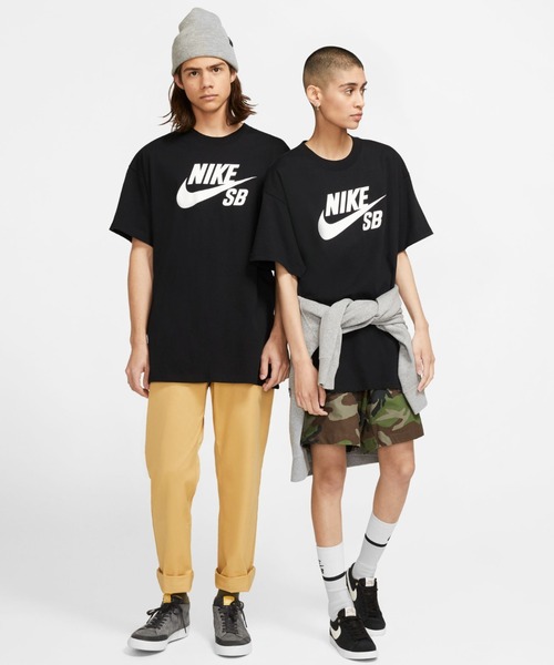 NIKE SB（ナイキエスビー）の「NIKE SB/ナイキエスビー Tシャツ ブランドロゴ クルーネック CV7540-010/CV7540-100/CV7540-844/CV7540-133（Tシャツ/カットソー・メンズ・ブラック×ホワイト/ホワイト×ブラック/コーラルピンク/オフホワイト・M/L/XL/S/2XL）」の19枚目の写真