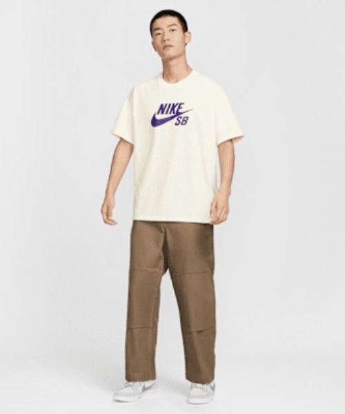 NIKE SB（ナイキエスビー）の「NIKE SB/ナイキエスビー Tシャツ ブランドロゴ クルーネック CV7540-010/CV7540-100/CV7540-844/CV7540-133（Tシャツ/カットソー・メンズ・ブラック×ホワイト/ホワイト×ブラック/コーラルピンク/オフホワイト・M/L/XL/S/2XL）」の13枚目の写真