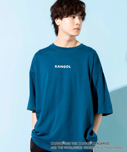 KANGOL(カンゴール)の「∴WEGO/KANGOL バックプリントTシャツ(Tシャツ/カットソー・メンズ・ホワイト/ブラック/ベージュ/ライトパープル/ブルー・SMALL/MEDIUM/LARGE)」の5枚目の写真