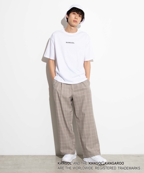 KANGOL(カンゴール)の「∴WEGO/KANGOL バックプリントTシャツ(Tシャツ/カットソー・メンズ・ホワイト/ブラック/ベージュ/ライトパープル/ブルー・SMALL/MEDIUM/LARGE)」の16枚目の写真