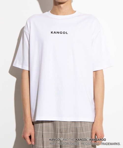 KANGOL(カンゴール)の「∴WEGO/KANGOL バックプリントTシャツ(Tシャツ/カットソー・メンズ・ホワイト/ブラック/ベージュ/ライトパープル/ブルー・SMALL/MEDIUM/LARGE)」の22枚目の写真