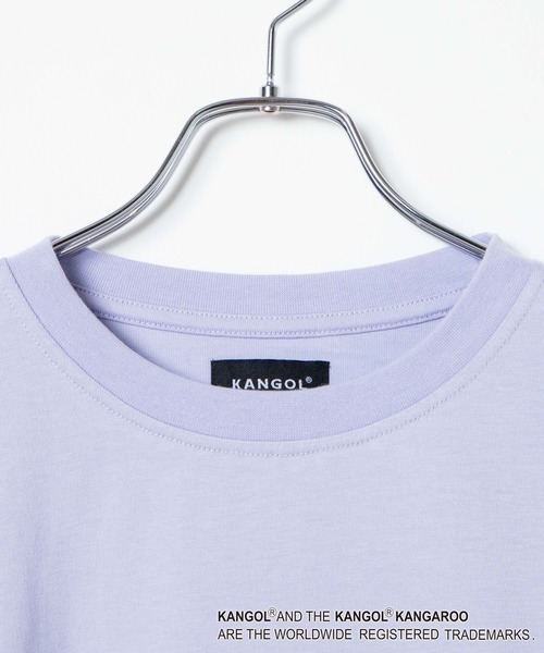 KANGOL(カンゴール)の「∴WEGO/KANGOL バックプリントTシャツ(Tシャツ/カットソー・メンズ・ホワイト/ブラック/ベージュ/ライトパープル/ブルー・SMALL/MEDIUM/LARGE)」の21枚目の写真