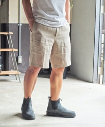 COWDEN | COWDEN LINEN SHORT PANTS (カウデン リネンショートパンツ)(2colors)(パンツ ベージュ ブラック)(その他パンツ)