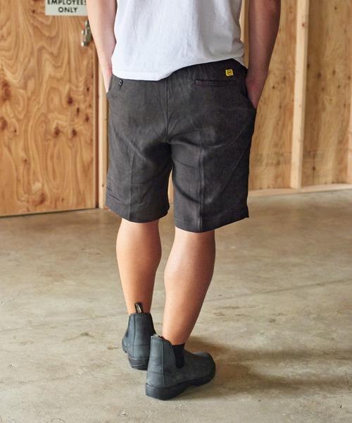 COWDEN（カウデン）の「COWDEN LINEN SHORT PANTS (カウデン リネンショートパンツ)(2colors)(パンツ ベージュ ブラック)（その他パンツ・メンズ・ベージュ/ブラック・M/L）」の14枚目の写真