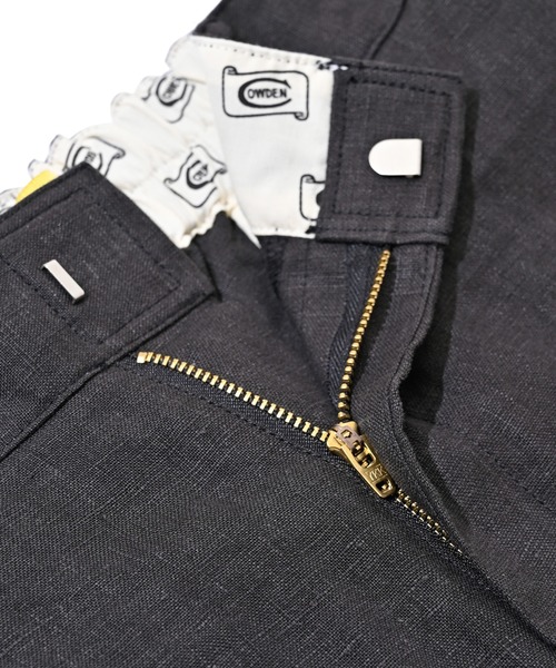 COWDEN（カウデン）の「COWDEN LINEN SHORT PANTS (カウデン リネンショートパンツ)(2colors)(パンツ ベージュ ブラック)（その他パンツ・メンズ・ベージュ/ブラック・M/L）」の5枚目の写真