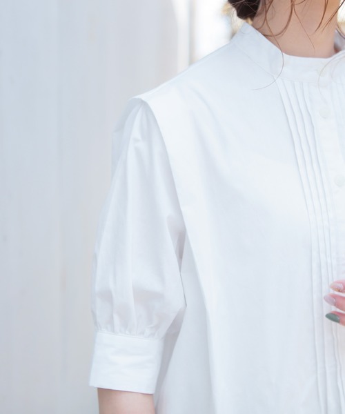 reca(レカ)の「2wayロングシャツブラウス(シャツ/ブラウス・レディース・オフホワイト/ブラック/グリーン・M)」の9枚目の写真