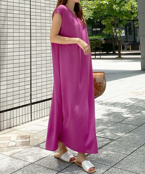 セール フレンチスリーブaラインマキシワンピース ワンピース Kobe Lettuce コウベレタス のファッション通販 Zozotown