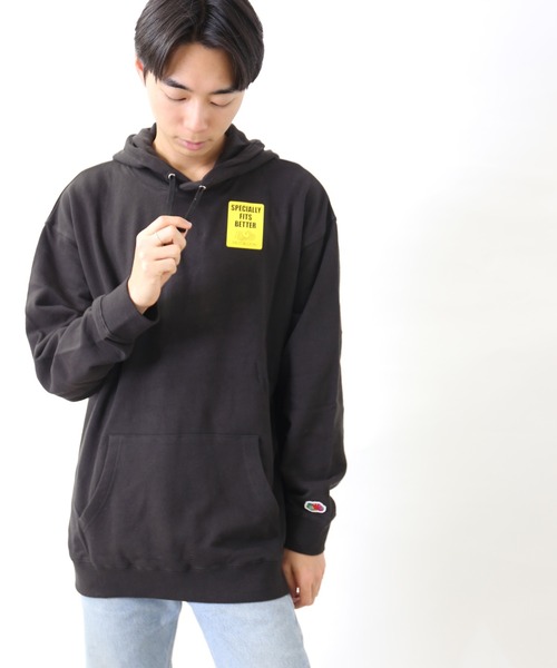 FRUIT OF THE LOOM(フルーツオブザルーム)の「プルオーバーパーカー / 長袖 / スウェット / 無地 / シンプル / ユニセックス(パーカー・レディース・ブラック/グレー/オフホワイト・S/M/L/XL)」の1枚目の写真