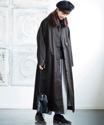 【人気完売品】Sunny Clouds 魔女のロングコート サニークラウズ L サニークラウズ 魔女のステンカラーコート〈レディース〉｜Sunny